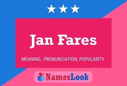 Jan Fares 名字海报