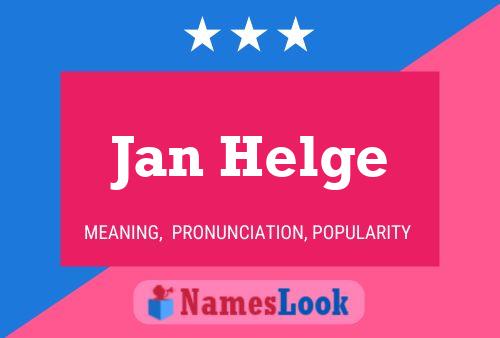 Jan Helge 名字海报