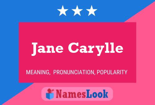 Jane Carylle 名字海报