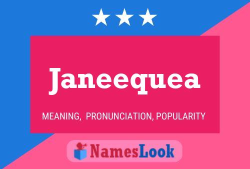 Janeequea 名字海报