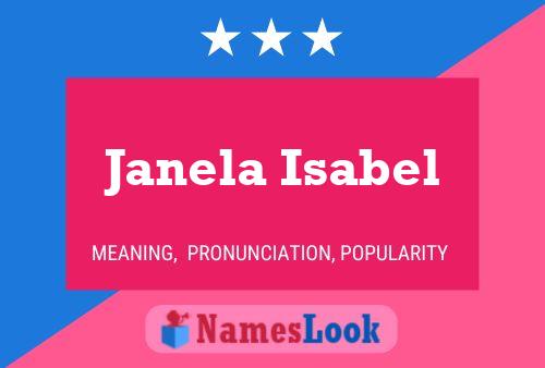 Janela Isabel 名字海报