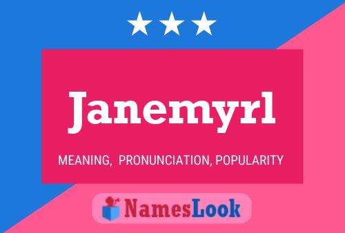 Janemyrl 名字海报