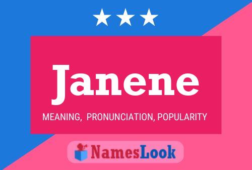 Janene 名字海报