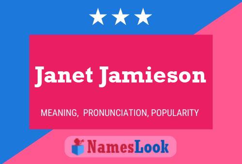 Janet Jamieson 名字海报