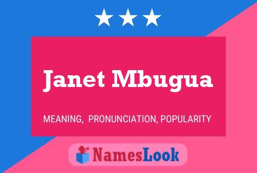 Janet Mbugua 名字海报