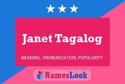 Janet Tagalog 名字海报