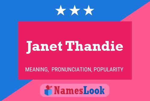 Janet Thandie 名字海报