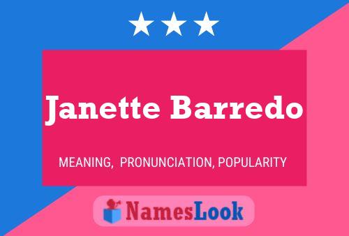 Janette Barredo 名字海报