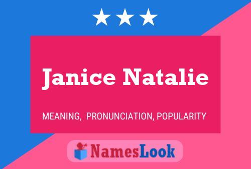 Janice Natalie 名字海报