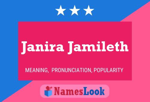 Janira Jamileth 名字海报