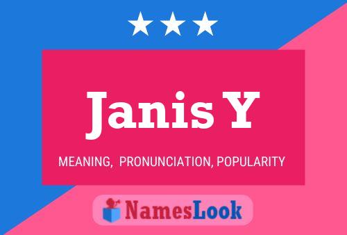 Janis Y 名字海报