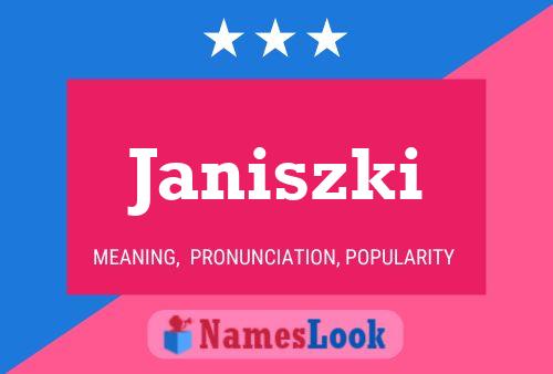 Janiszki 名字海报