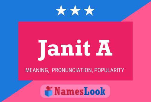 Janit A 名字海报