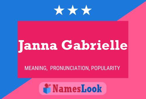 Janna Gabrielle 名字海报