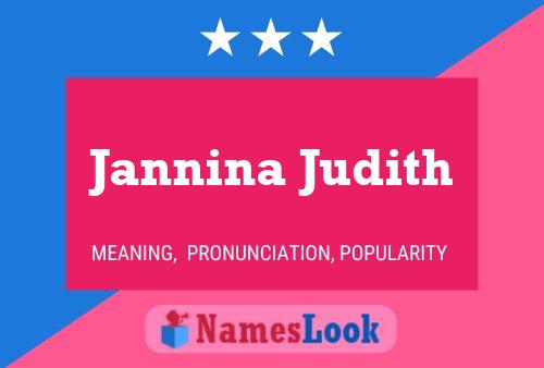 Jannina Judith 名字海报