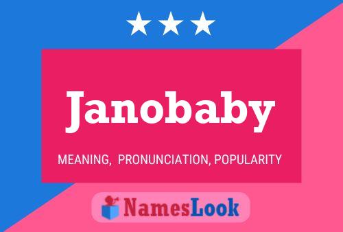 Janobaby 名字海报