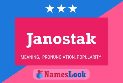 Janostak 名字海报