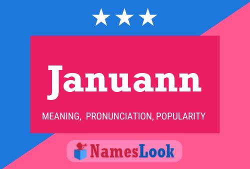 Januann 名字海报