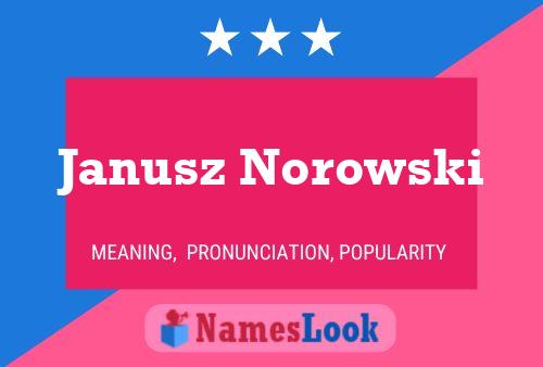 Janusz Norowski 名字海报