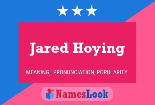 Jared Hoying 名字海报