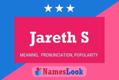 Jareth S 名字海报