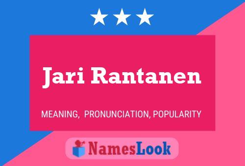 Jari Rantanen 名字海报