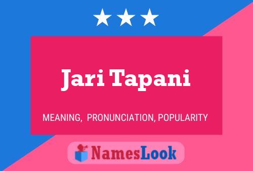 Jari Tapani 名字海报