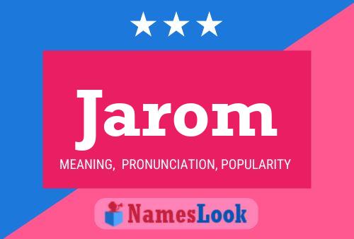 Jarom 名字海报