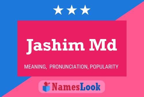 Jashim Md 名字海报