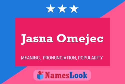 Jasna Omejec 名字海报