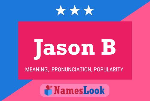 Jason B 名字海报