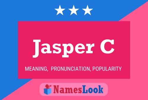 Jasper C 名字海报