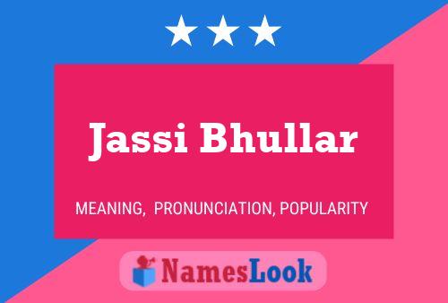 Jassi Bhullar 名字海报