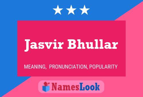 Jasvir Bhullar 名字海报