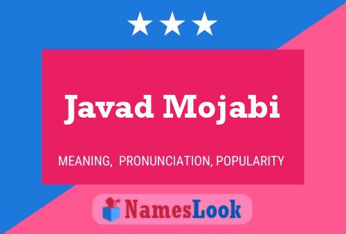 Javad Mojabi 名字海报