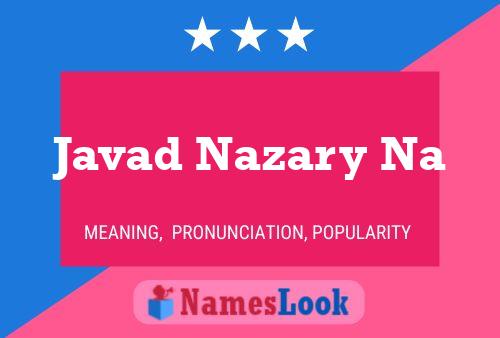 Javad Nazary Na 名字海报