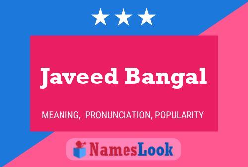 Javeed Bangal 名字海报