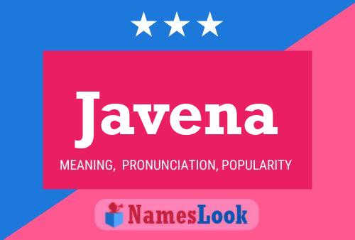 Javena 名字海报