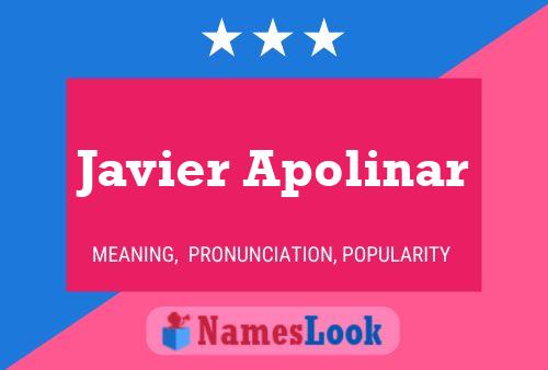 Javier Apolinar 名字海报