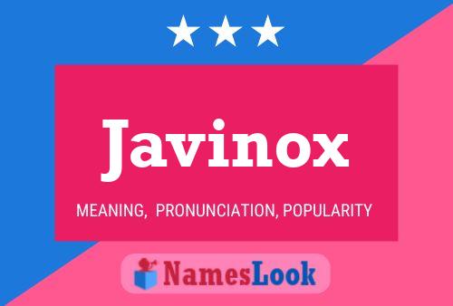 Javinox 名字海报