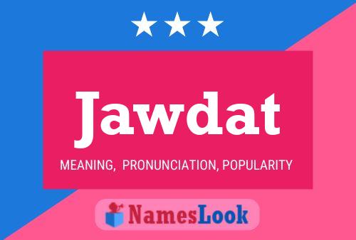 Jawdat 名字海报