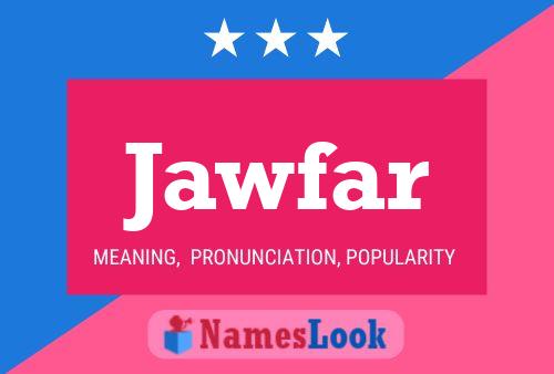 Jawfar 名字海报