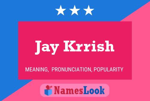 Jay Krrish 名字海报