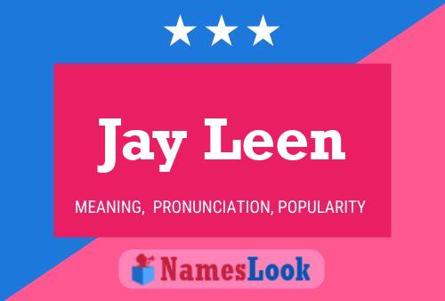 Jay Leen 名字海报