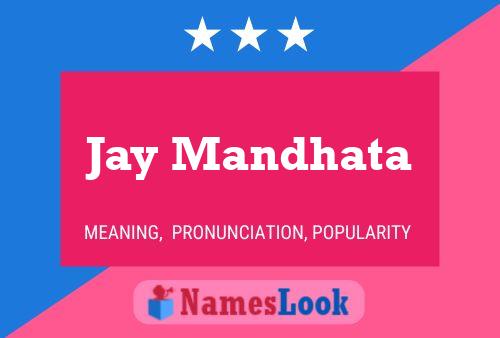 Jay Mandhata 名字海报