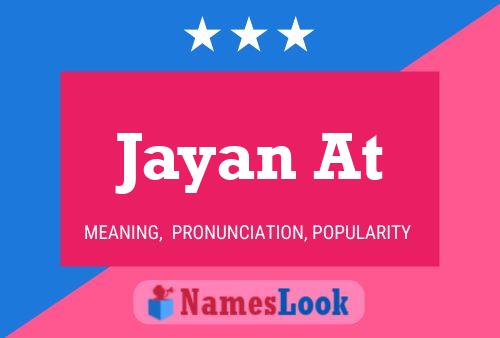 Jayan At 名字海报