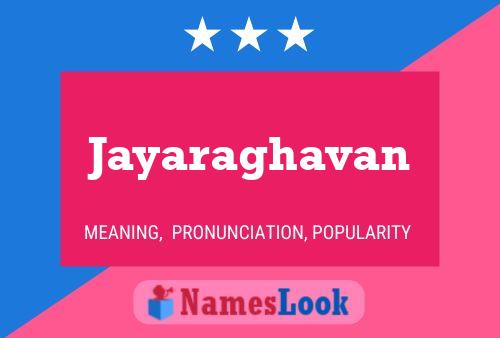 Jayaraghavan 名字海报