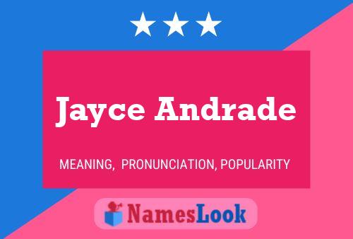 Jayce Andrade 名字海报