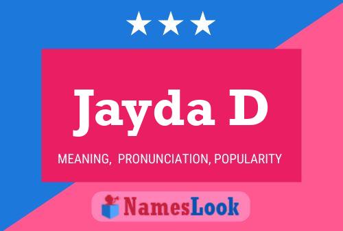 Jayda D 名字海报