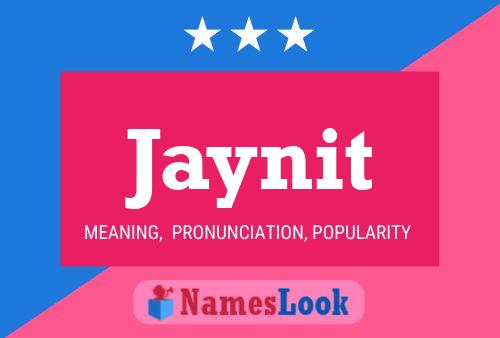 Jaynit 名字海报